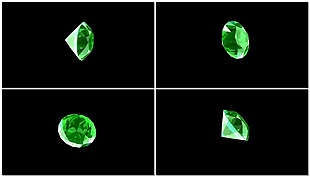 绿宝石动态高清视频素材