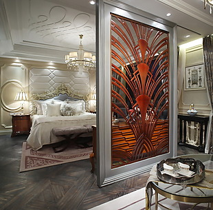 室内卧室现代欧式奢华装修效果图