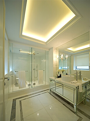 室内浴室现代豪华装修效果图