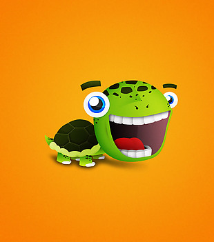 乌龟动漫icon图标设计