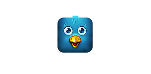 网页动漫小鸟icon图标设计