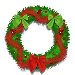 圣诞节圣诞花环icon图标