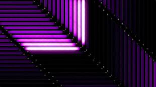 紫色霓虹环路视觉特效