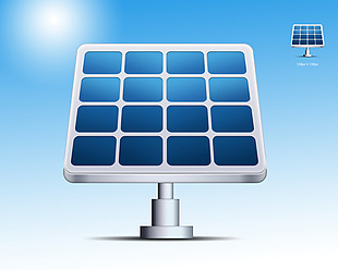 太阳能icon图标设计