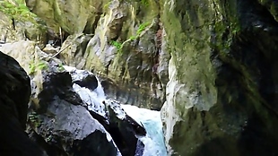 实拍山谷峡谷视频素材