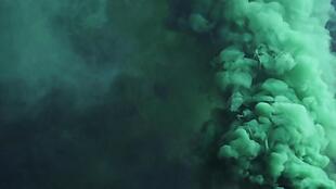 清新绿色流体烟雾动态视频素材