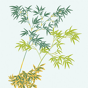 竹子花纹背景素材图片