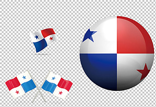 巴拿马国旗图标免抠png透明图层素材