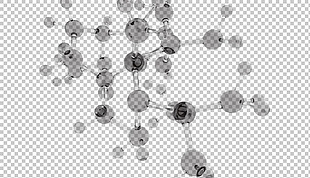高分子构象模型免抠png透明图层素材