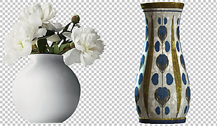 创意花瓶装饰瓶免抠png透明图层素材