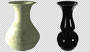 漂亮的花瓶装饰瓶免抠png透明图层素材