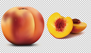 水蜜桃图片免抠png透明图层素材