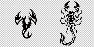 毒蝎子纹身免抠png透明图层素材