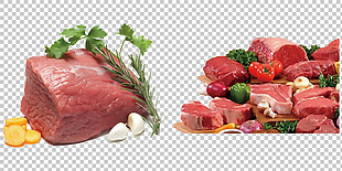 新鲜的瘦肉免抠png透明图层素材