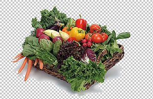新鲜蔬菜瓜果免抠png透明图层素材