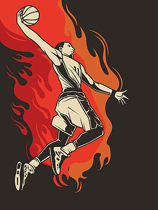 青年篮球赛海报背景