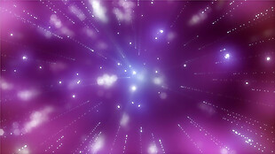 浪漫紫色星空粒子动态视频素材