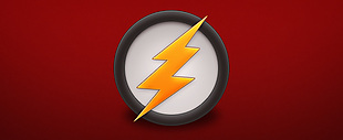 圆形闪电icon图标