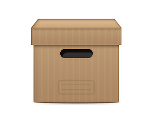 棕色的档案档案盒icon图标PSD