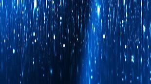 炫彩天空蓝白光粒子雨动态视频素材