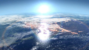 大气动态星球实拍视频素材