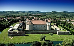 HDR城堡建筑远景环境贴图