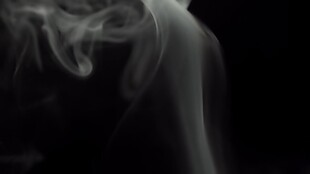 黑色动感烟雾升腾动态视频拍摄