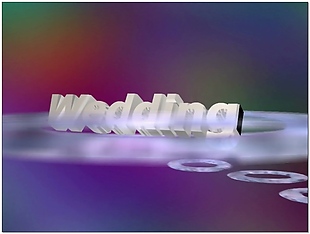 婚礼片头视频背景素材