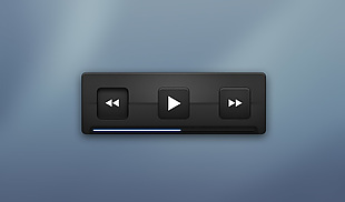 视频音乐播放按钮素材设计