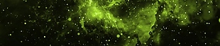 绿色粒子心云视频素材