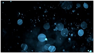 蓝色水晶粒子视频素材