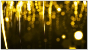 金色麦穗粒子光线视频素材