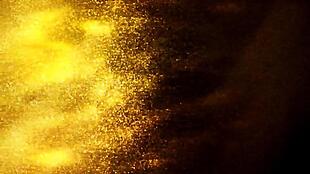 金色颗粒光团闪烁大气光效视频素材