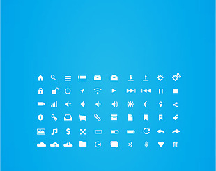 网页UI线条矢量icon图标设计