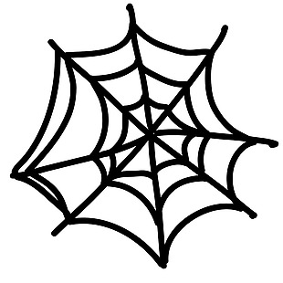 网页万圣节蜘蛛网icon图标