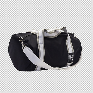 黑色行李挎包免抠png透明图层素材
