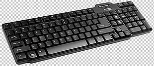 黑色方形键盘图片免抠png透明图层素材