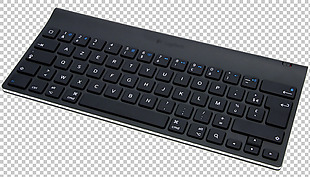 黑色方形键盘照片免抠png透明图层素材