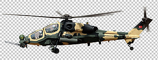 飞行的迷彩直升机免抠png透明图层素材
