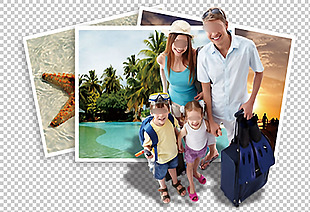 家人旅行保险图免抠png透明图层素材