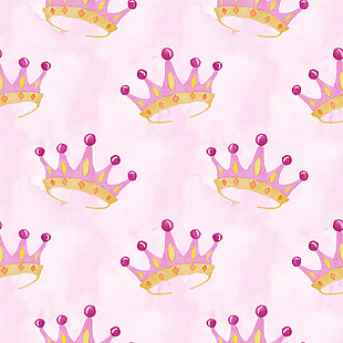 皇冠粉色公主背景素材