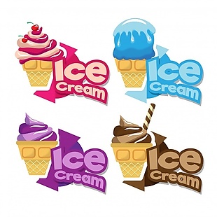 冰淇淋标志设计
