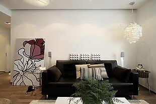 简约风室内设计客厅沙发效果图