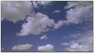 蓝天白云高清视频素材