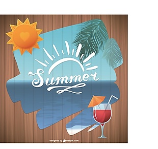 阳光沙滩海报