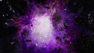 紫色太空唯美星空背景