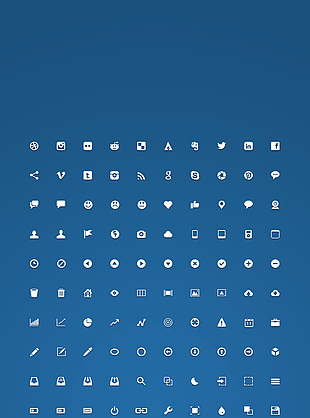 210个线性icon小图标