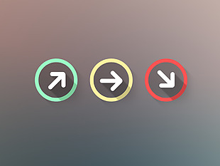圆形箭头icon图标设计