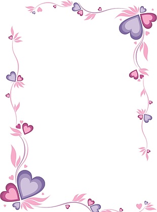 粉紫色花朵印花矢量素材