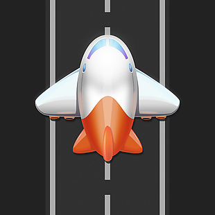 飞机icon图标设计
